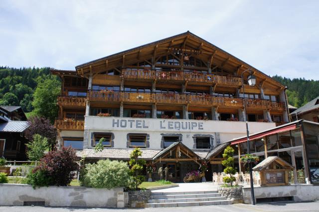 l'équipe à Morzine