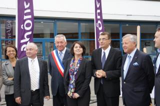 Dominique Duthel, Proviseur, Jean Denais, Maire de Thonon, Sylvia Pinel, Ministre, Jean Jack...