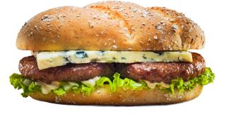 Le burger Bleu.