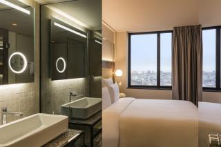 Une chambre deluxe du Pullman Paris Montparnasse.