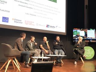 De g. à d. : Arnaud Cousteix, Loïc Villemin, Hervé Bourdon, Olivier Bellin.