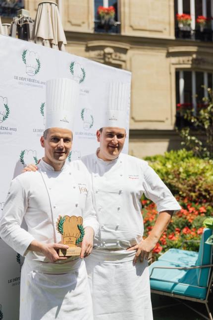 Mathieu Mécheri et Matthieu Gamelin du Fouquet's Barrière Paris.