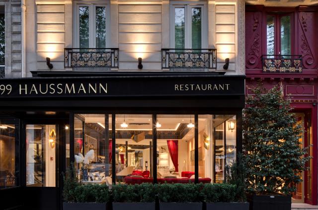 Le restaurant 99 Haussmann de l'hôtel Bowmann, à Paris (VIIIe)