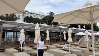 Le Martinez et ses 410 chambres pendant la 76e édition du Festival de Cannes.