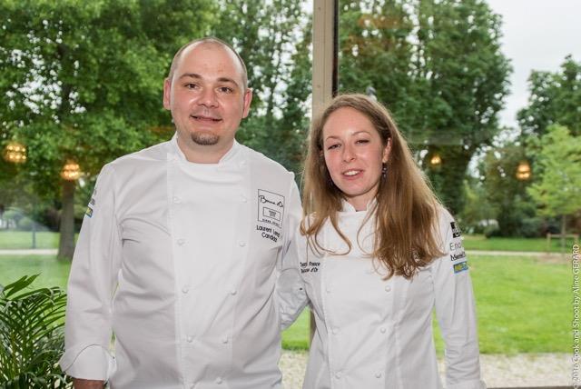 Laurent Lemal et Léa Fageol, son commis.