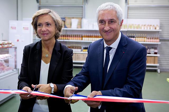 Valérie Pécresse, Présidente du Conseil régional d'Ile-de-France et Stéphane Layani, Président du Marché de Rungis.