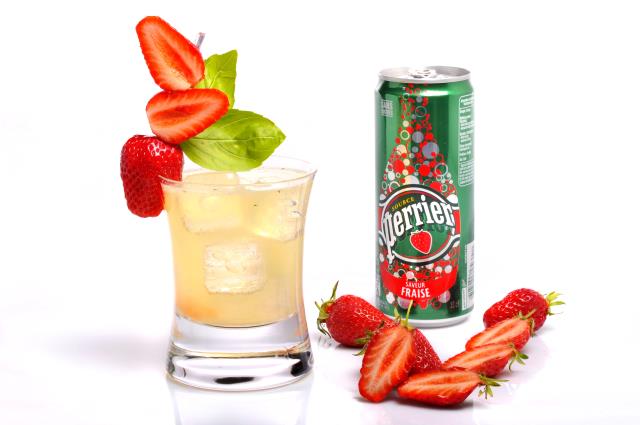 Fraise et basilic, pour ce cocktail sans alcool.