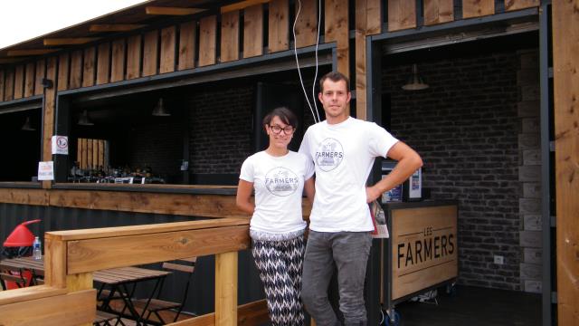 Elodie Martin et Jean-François Le Blanc des Farmers