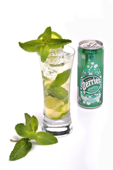 Le mojito revisité par Perrier.