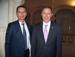 Emmanuel Taillandier (droite), président national du CDRE et Philippe Rispal, président du CDRE...