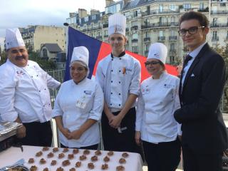 Thibaut François, terminal Bac Techno a passé de 10 jours aux Etats-Unis avec le Campus Alamo...