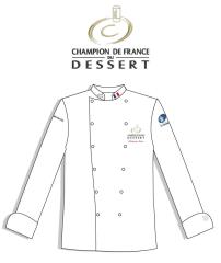 Création des vestes officielles des champions de France du dessert.
