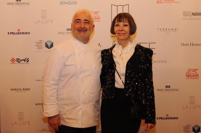 Guy Savoy et Maguy Lecoze (Le Bernardin à New York).