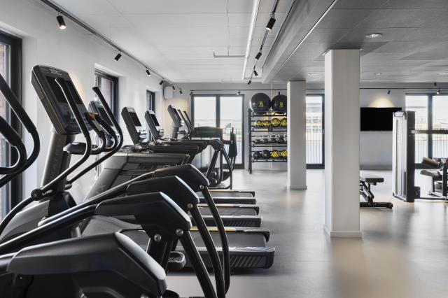 La salle de fitness du Fairfield Copenhague, ouvert par Mariott en mars.