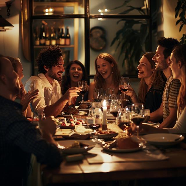 Dixner réunit des inconnus lors de dîners, de brunchs ou d’apéros.