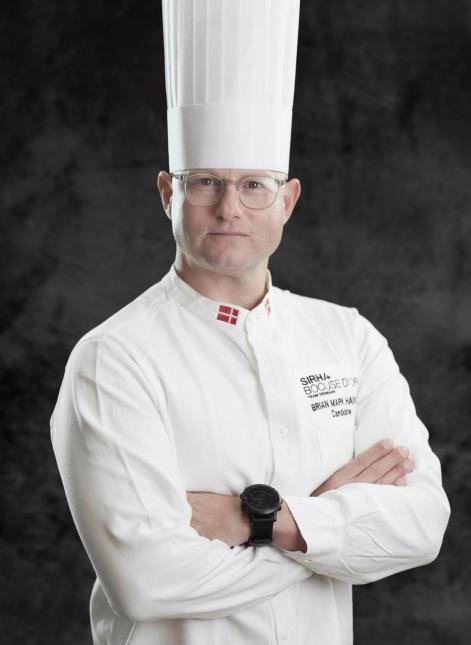 Président du jury Dégustation : Brian Mark Hansen - Søllerød Kro* (Holte, Danemark), vainqueur du Bocuse d'or 2023.