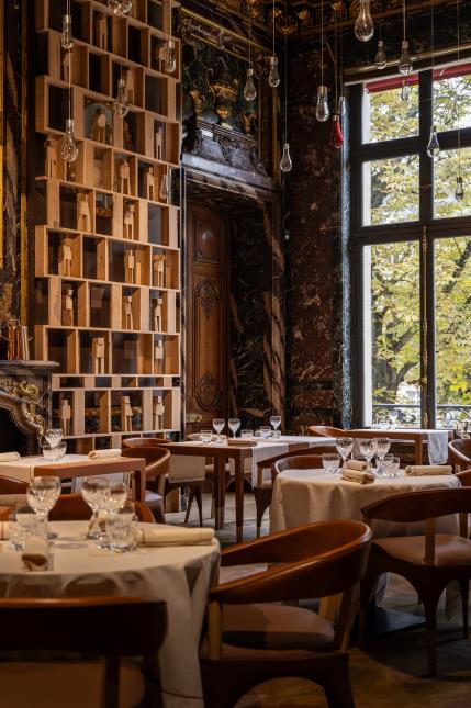 Le restaurant Alain Ducasse Baccarat.