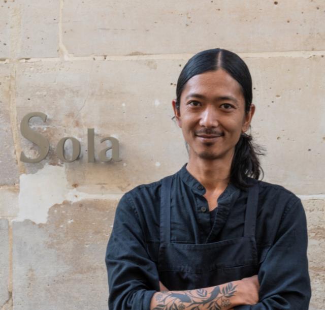 Le chef Kosuke Nabeta