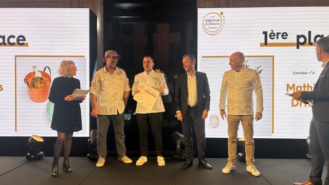 Mathis Dho, commis à L'Oustau de Baumanière, remporte le concours cuisine