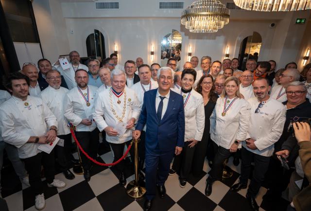 L'inauguration de la Maison des Maîtres Cuisiniers de France.