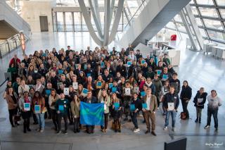 Cérémonie de remise des prix du label Clef Verte 2025 au musée des Confluences de Lyon le 21...