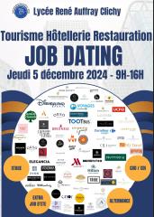 Job Dating au Lycée Hôtelier René Auffray Clichy le jeudi 5 décembre