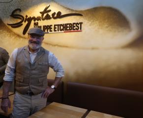 Le chef Philippe Etchebest, dans son nouvel établissement 