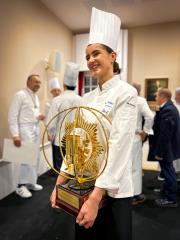 Awen Franceshi, lauréate de la 70e édition du concours Le Meilleur apprenti de France