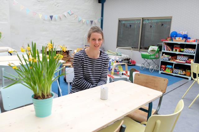 Eugénie Ruff a imaginé un café où parents et enfants peuvent se retrouver en toute sérénité.