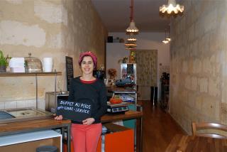 Pour son premier restaurant Johanna Vion, 31 ans a opté pour le végétarien et le buffet en libre...