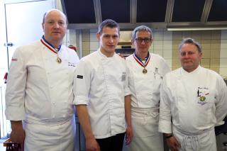 Jean-Paul Bostoen, David Mehr, Alain Lecossec et Benoît Fuchs.