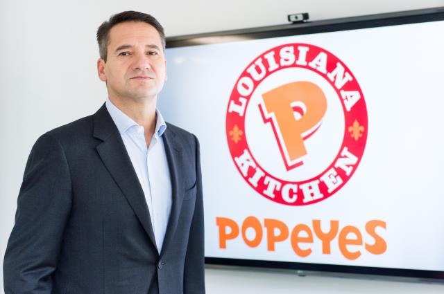 Loïc Bernard dirige la masterfranchise française de Popeyes Louisiana Kitchen.