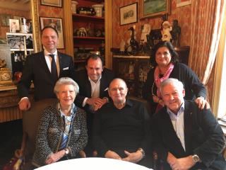 Françoise Bernachon (Fille de Paul Bocuse) Paul Bocuse, Georges Blanc, Mme Bocuse, Vincent Le Roux...