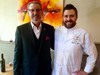 Frédéric Voné et Antoine Botter ont ouvert en juillet dernier leur premier restaurant, L'Osmose à...