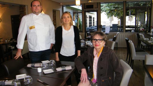 Thomas Carneiro le chef, Claire Mignot, chargée de communication et Sylvie Thouveny