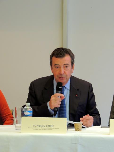 Philippe Faure, président délégué du Comité de Promotion du Tourisme, qui vient créer l'association Tables des Cinq Continents afin de publier La Liste des 1000 premiers restaurants du monde.