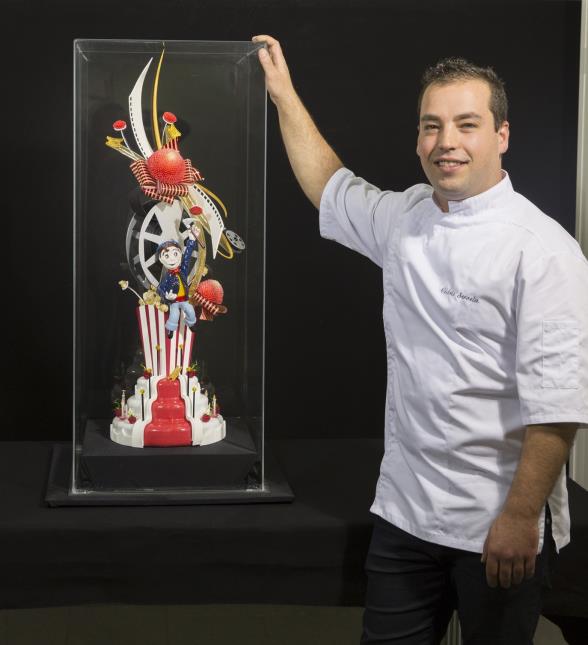 Cédric Servela, 1er prix du Concours pièces artistiques en sucre.
