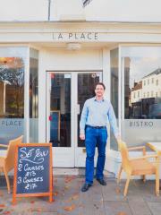 Gaël Pes, chef patron du Bistro La Place à Winchester