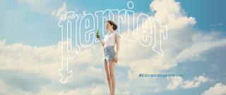 La nouvelle campagne Perrier vous emmène dans les nuages.