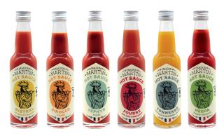 Maison Martin propose six Hot sauces de la gamme Classic.