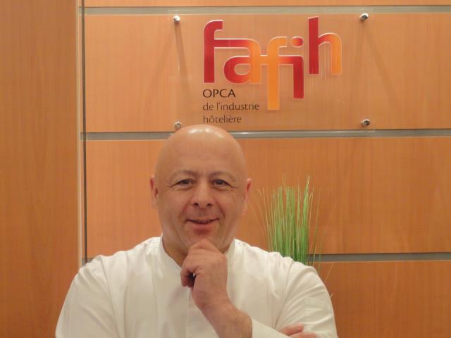 Thierry Marx dans les locaux du Fafih, à Paris.