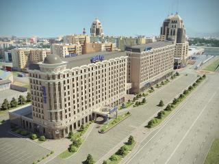 L'hôtel fournira un accès libre au nouveau centre-ville d'Astana.