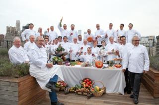 Les Grands chefs Relais & Châteaux préparent les menus du 22 avril.