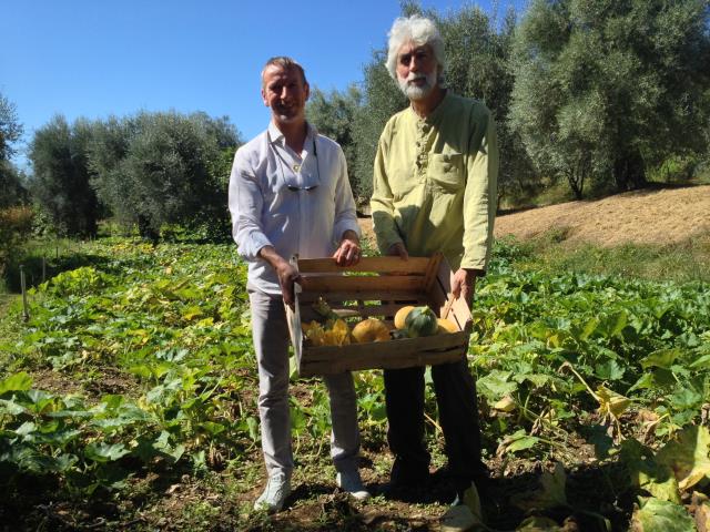 Paolo Sari et Jean Tonelli à Saint-Jeannet