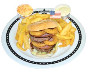 Le Ring Burger aux oignons.