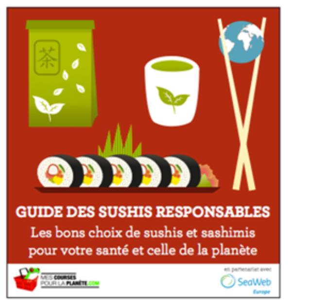 Le but du Guide des sushis responsables 2014 est d'aider les consommateurs qui apprécient les sushis et sashimis à préserver les espèces menacées, en conciliant protection des océans et plaisir gustatif.