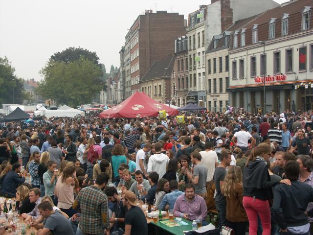 Affluence record à 19h30 le samedi au coeur de Lille.