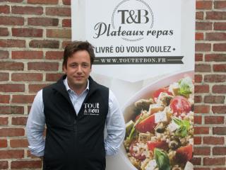 Marc-Antoine Toulemonde développe son réseau de franchises de traiteur depuis le Nord de la France.