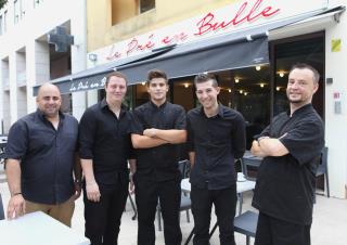 Cyril Vellas (à gauche) et Frédéric Bouillard (à droite) donnent le tempo en salle et en cuisine.