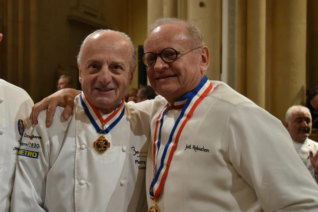 Pierre Orsi et Joël Robuchon.